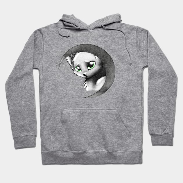 Cat & Moon Hoodie by Skorretto